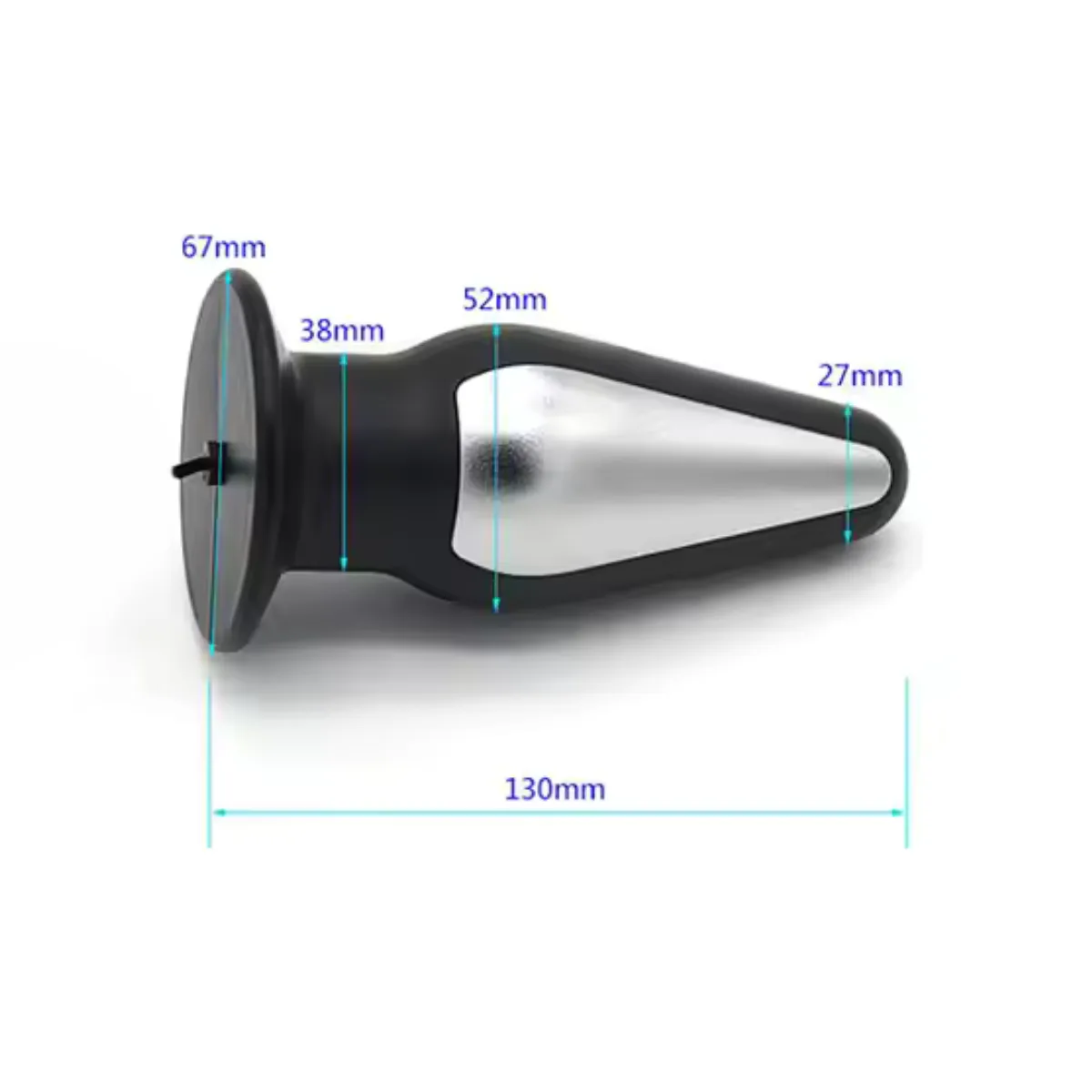 Electro Estimulador Anal con plug Grande: imagen 2