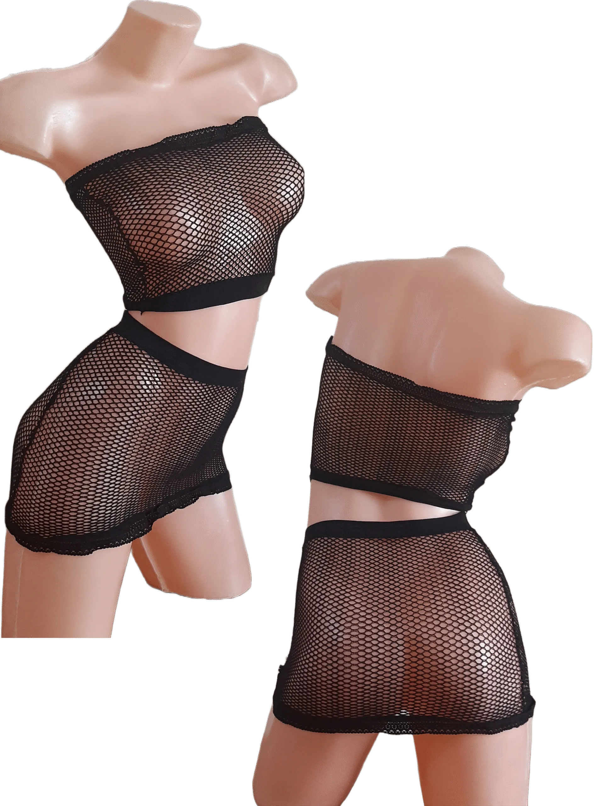 Conjunto de Red Pollera y Bando (art 1002) Talle 85 a 95 - Imagen 4