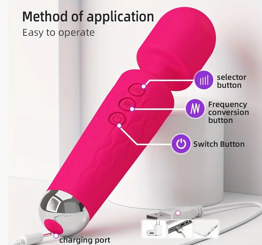 Masajeador Vibrador Usb Recargable Clitoris Masajes - Imagen 4