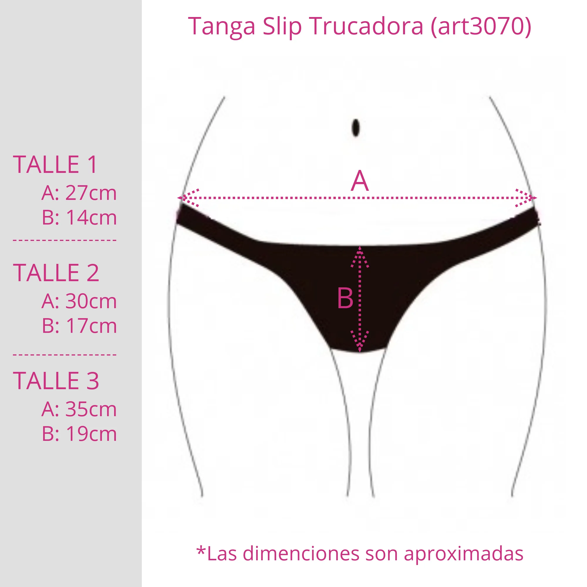 Tanga Slip Trucadora Transexual Crossdreser (art 3070) - Imagen 7