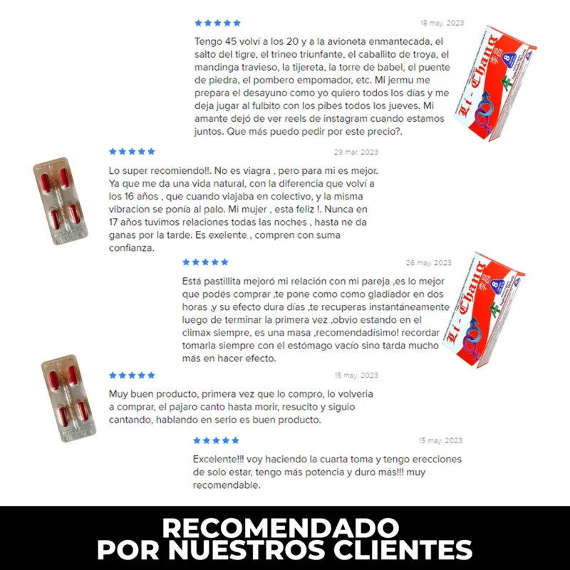 Li Chang 32 Capsulas (4x8) - Vigor Masculino