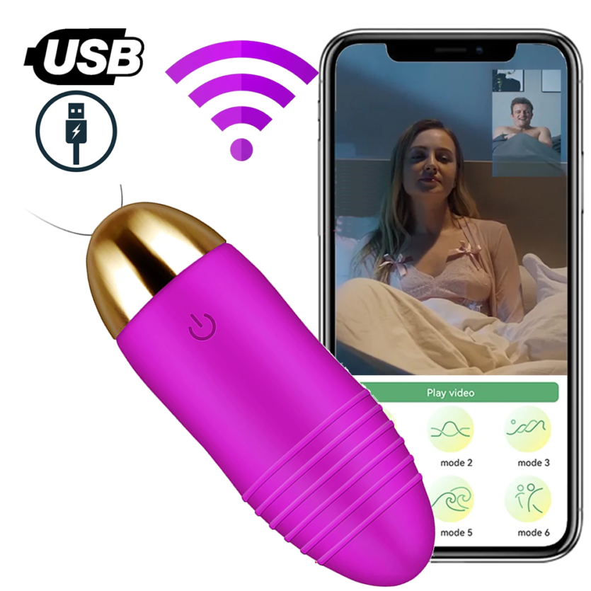 Huevo Vibrador Control a Distancia con Celular (Bluethoot)