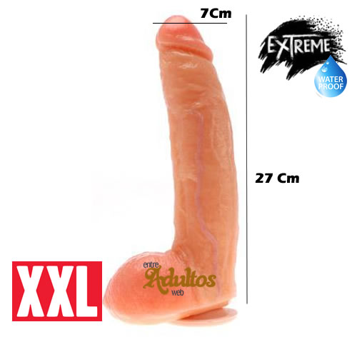 Arnes De Cuero Reforzado + Pene XXL - Grande