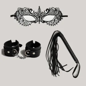 Kit Sado Mascara Anastasia - Latigo - Esposas: imagen 1