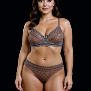 Conjunto Colaless Puntilla "Paula" con Aro (art 5102) Talle 85 al 110: imagen 10